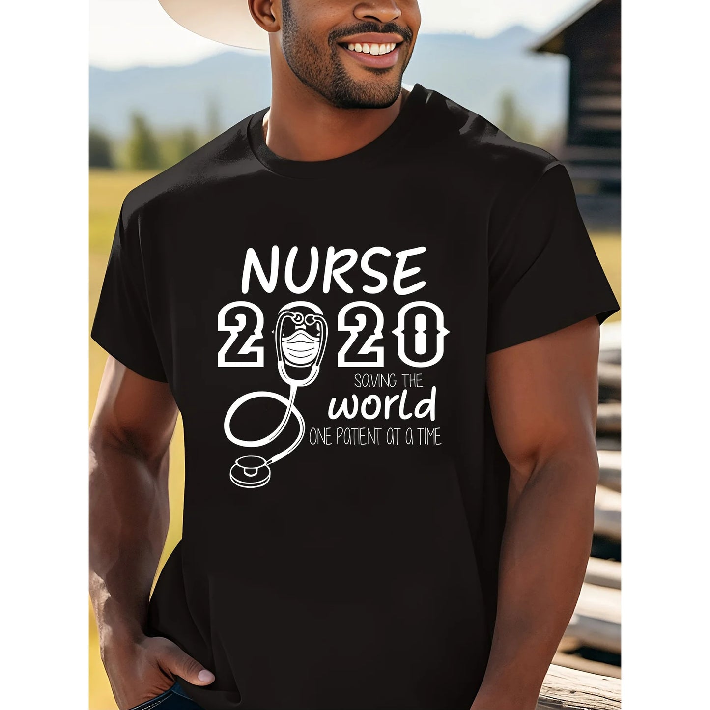 Men's Leisure T-Shirt and for Polo for Spring/Summer One-Color Standard Printed Made in China