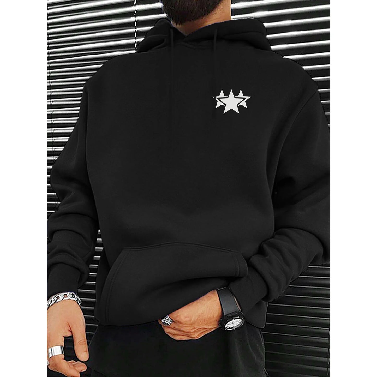 KW MODA Men's Fall/Winter Leisure Pullover One-Color Standard Knitwear and Sweatshirts Model KWDM01-882 Made in China