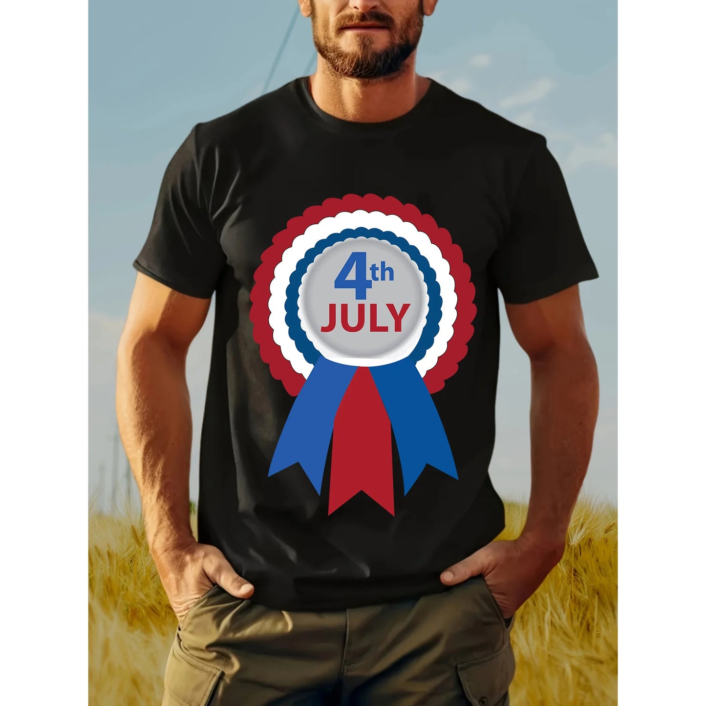 Men's Leisure T-Shirt and for Polo for Spring/Summer One-Color Standard Printed Made in China