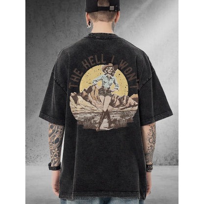 KW MODA Men's Leisure T-Shirt and for Shirt for Spring/Summer One Color Standard Printed Model KWDM01-221b Made in China
