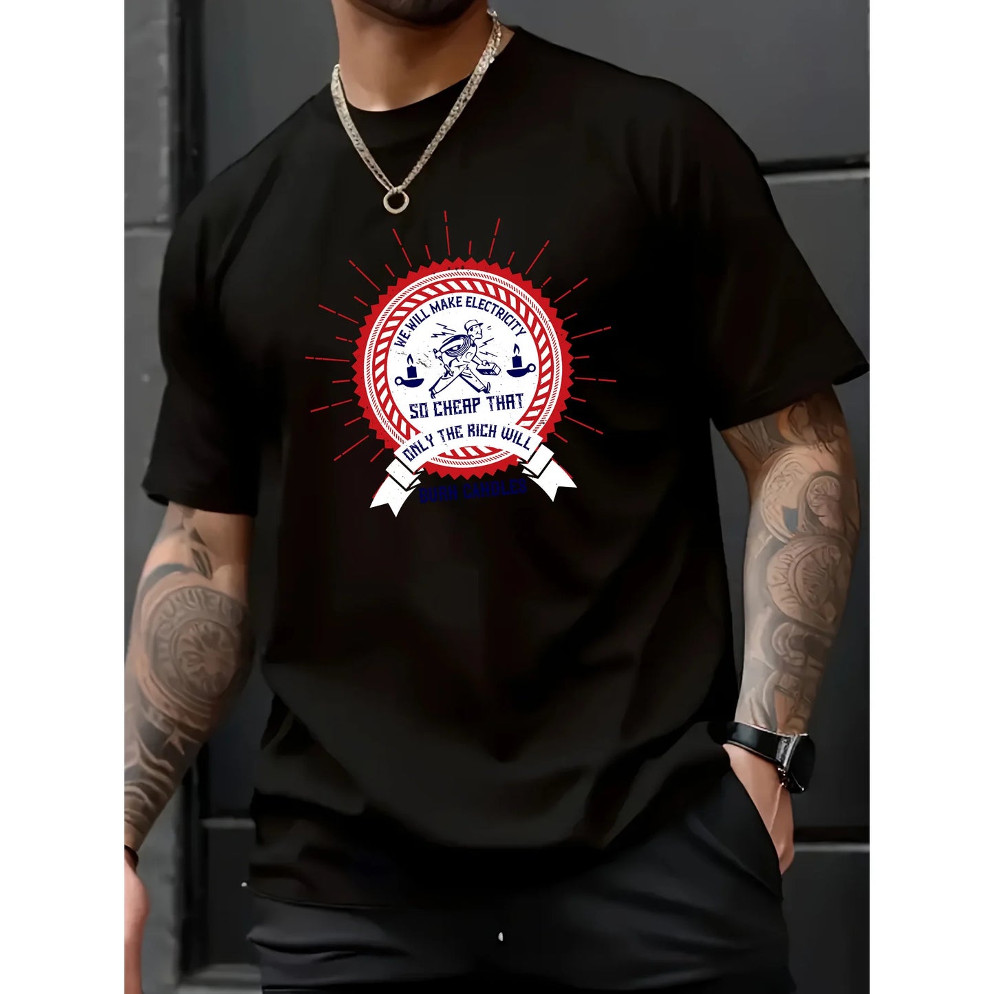 Men's Leisure T-Shirt and for Polo for Spring/Summer One-Color Standard Printed Made in China
