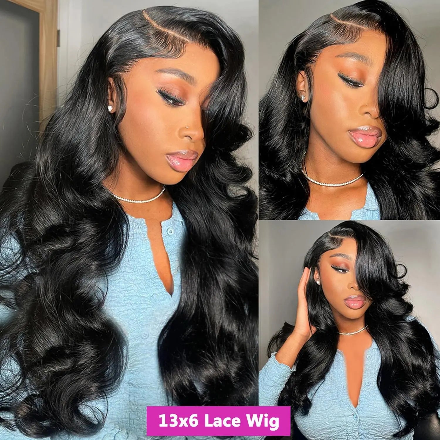1-3 Days Fast Delivery 180 Density Body Wave Wig 13x6 13x4 Transparent Lace Frontal Wig 5x5 6x4 Pre Cut Glueless Wigs For Women