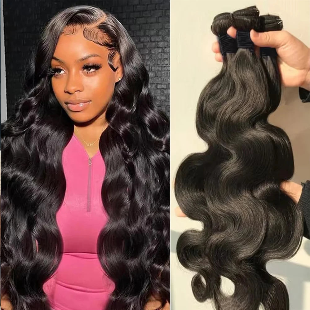 12A Body Wave Bundles Human Hair Bundles 100% Human Hair Weaves 12-32 inch Body Wave Hair Extensions Brazilian Raw Hair Bundles