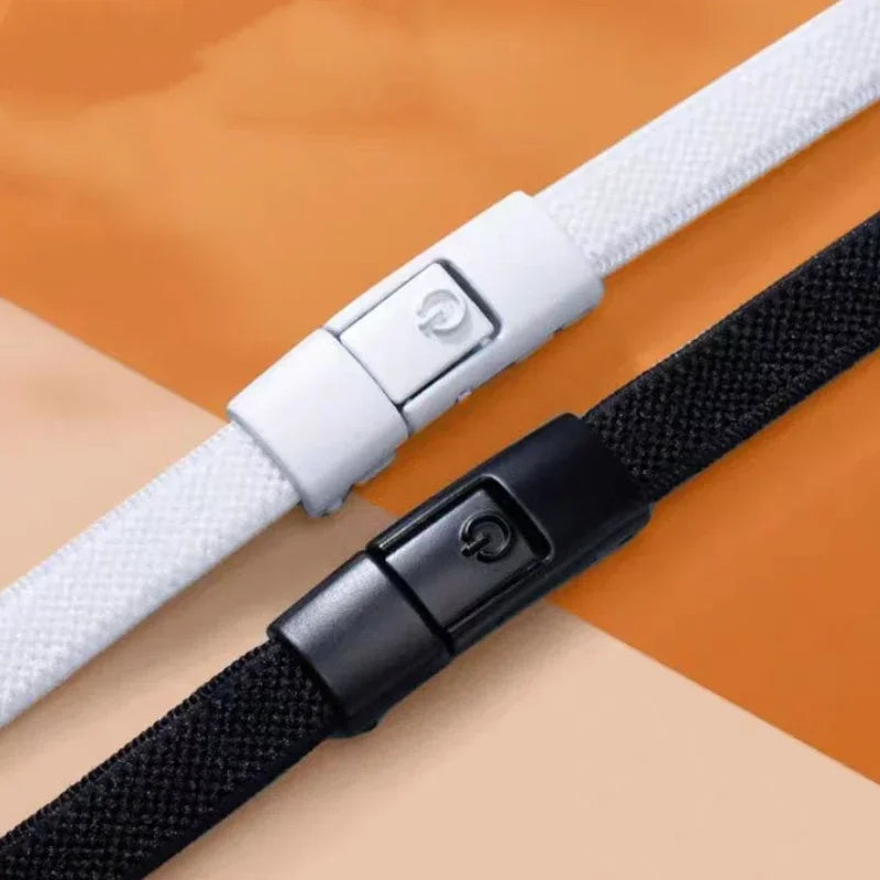 8MM No Tie Shoe Laces Press Lock Shoelaces Without Ties Elastic Laces Sneaker No Tie Shoelaces for Shoe Accessories Lacci Scarpe