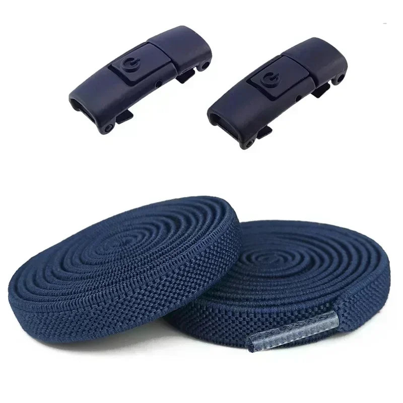 8MM No Tie Shoe Laces Press Lock Shoelaces Without Ties Elastic Laces Sneaker No Tie Shoelaces for Shoe Accessories Lacci Scarpe