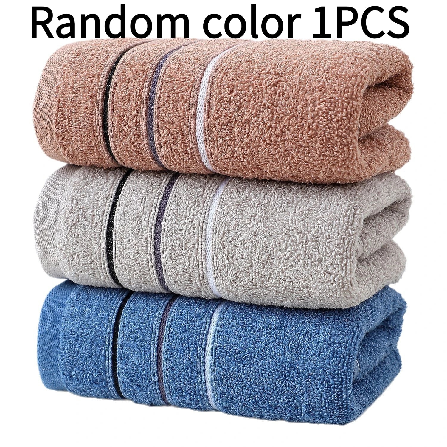 1 Pack of Premium Soft Absorbent Towels - Suitable for home use Bath towels and face towels in a variety of colors.