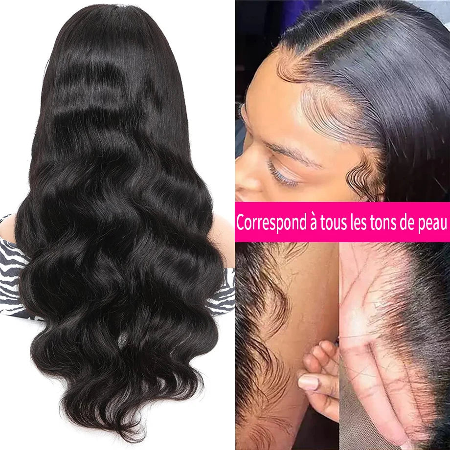 1-3 Days Fast Delivery 180 Density Body Wave Wig 13x6 13x4 Transparent Lace Frontal Wig 5x5 6x4 Pre Cut Glueless Wigs For Women